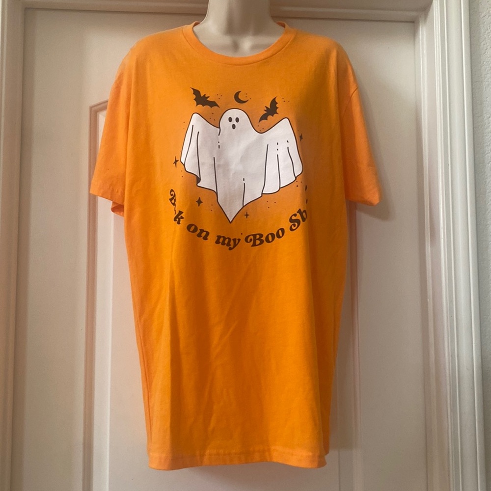 Back On My Boo Sheet Halloween Witchy Spooky Shirt